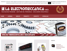 Tablet Screenshot of laelettromeccanica.it